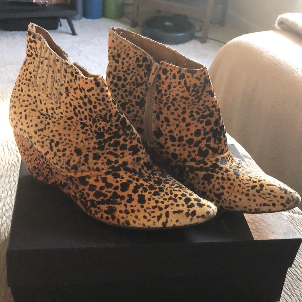 Matisse Leopard Booties